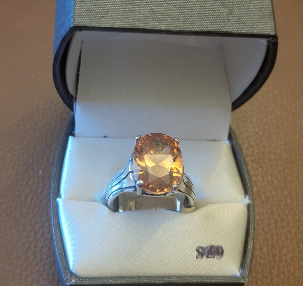 Vintage SILPADA Champagne Topaz Ring